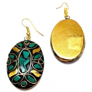 Retro Metal Earring - Ethnic Tribal Fusion - Drop Dangle Hook Long - Fashion 20